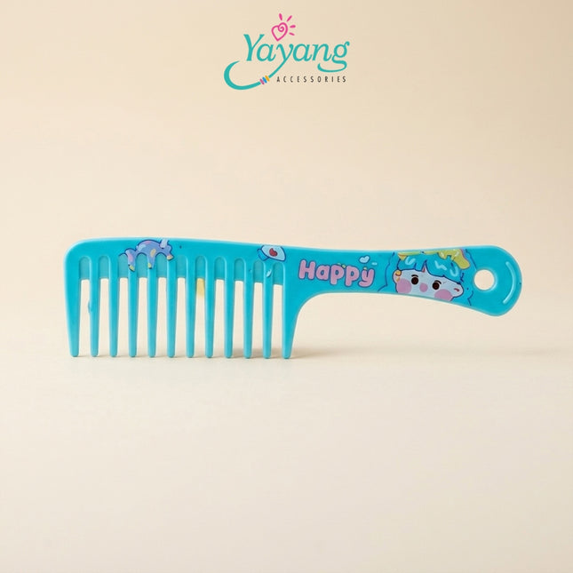 Yayang Sisir Rambut Jumbo Dewasa Gigi Jarang Anti Kusut Wide Tooth Comb Sisir Rambut Panjang Tebal Keriting Premium