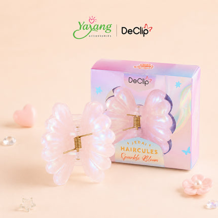 Yayang x Declip Jedai Flower Bloom Haircules Gigi 5 5CM Sparkle Bloom Series - Aksesoris Rambut