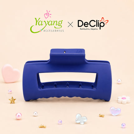 YAYANG x DeClip Jedai Elastic Haircules Jepit Kotak Elastic Flexible Ukuran 10 Cm Series