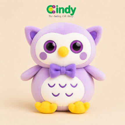 Cindy Boneka Burung Hantu Owl Plush Doll Lucu Mata Besar Boneka Anak Empuk Kado Ulang Tahun