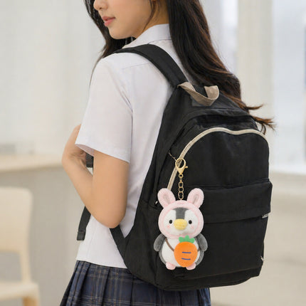 Cindy Gantungan Kunci Penguin Hoodie Animals - Aksesoris Hiasan Tas Karakter Bagcharm Lucu - CBG1506