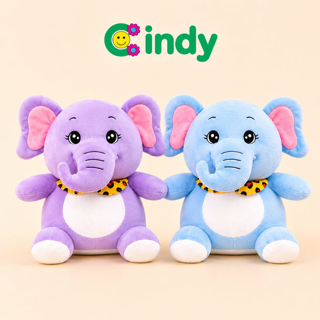 [SPECIAL BUNDLE] CINDY Cindy Boneka Gajah Emoy Soft Plush - Cute Baby Elephant Plush Toys - Mainan Anak Hadiah Ulang Tahun
