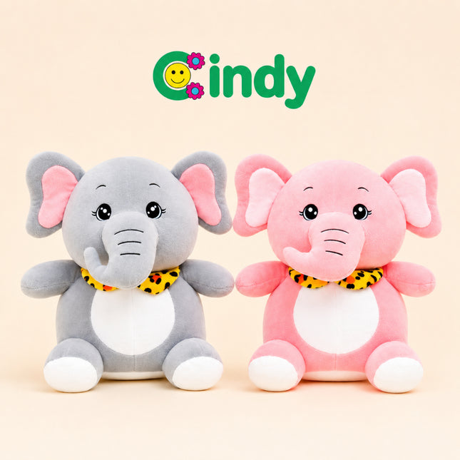 [SPECIAL BUNDLE] CINDY Cindy Boneka Gajah Emoy Soft Plush - Cute Baby Elephant Plush Toys - Mainan Anak Hadiah Ulang Tahun