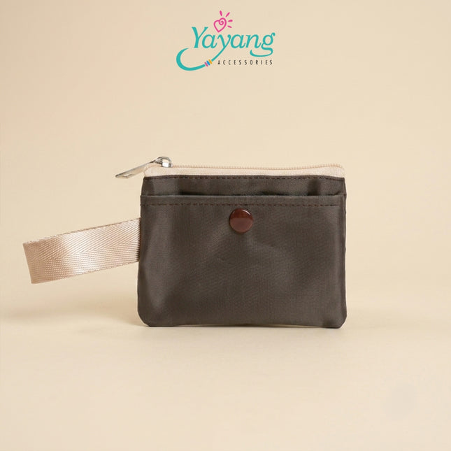 Yayang Dompet Koin Wanita Mini Wallet Pouch Uang Receh Dompet Kartu Multifungsi Zipper Coin Purse Premium