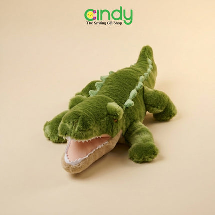 Cindy Boneka Buaya Plush Jumbo Boneka Crocodile Lucu Bantal Boneka Hewan Lembut Anak