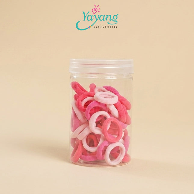 Yayang Ikat Rambut Anak Warna Warni Isi Banyak Hair Tie Korea Ikat Rambut Bayi Anak Perempuan Soft Premium