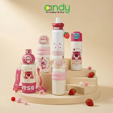 CINDY ORIGINAL DISNEY Tumbler Lotso Disney Botol Minum Karakter Lucu Vacuum Flask Insulated Hot Cold Berbagai Model