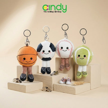 Cindy Gantungan Kunci Bola Plush Imut Gantungan Tas Boneka Lucu Aksesoris Tas Ransel