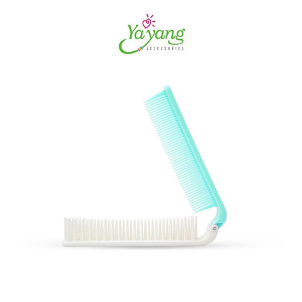 YAYANG Sisir Lipat  Warna Pastel - Travel Size Travelling Kit New- NZS0547