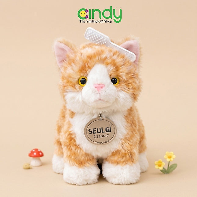 Cindy Boneka Kucing Seulgi Mio - Gratis Sisir - Boneka Mainan Anak Empuk Lembut Hadiah Anak