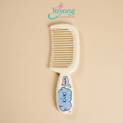 Yayang Sisir Rambut Handle Lucu Anti Kusut Wanita Sisir Rambut Premium Korea Sisir Rambut Estetik